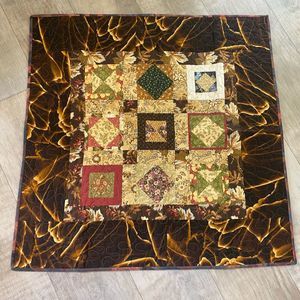 Vintage Looking Homemade Lap Quilt